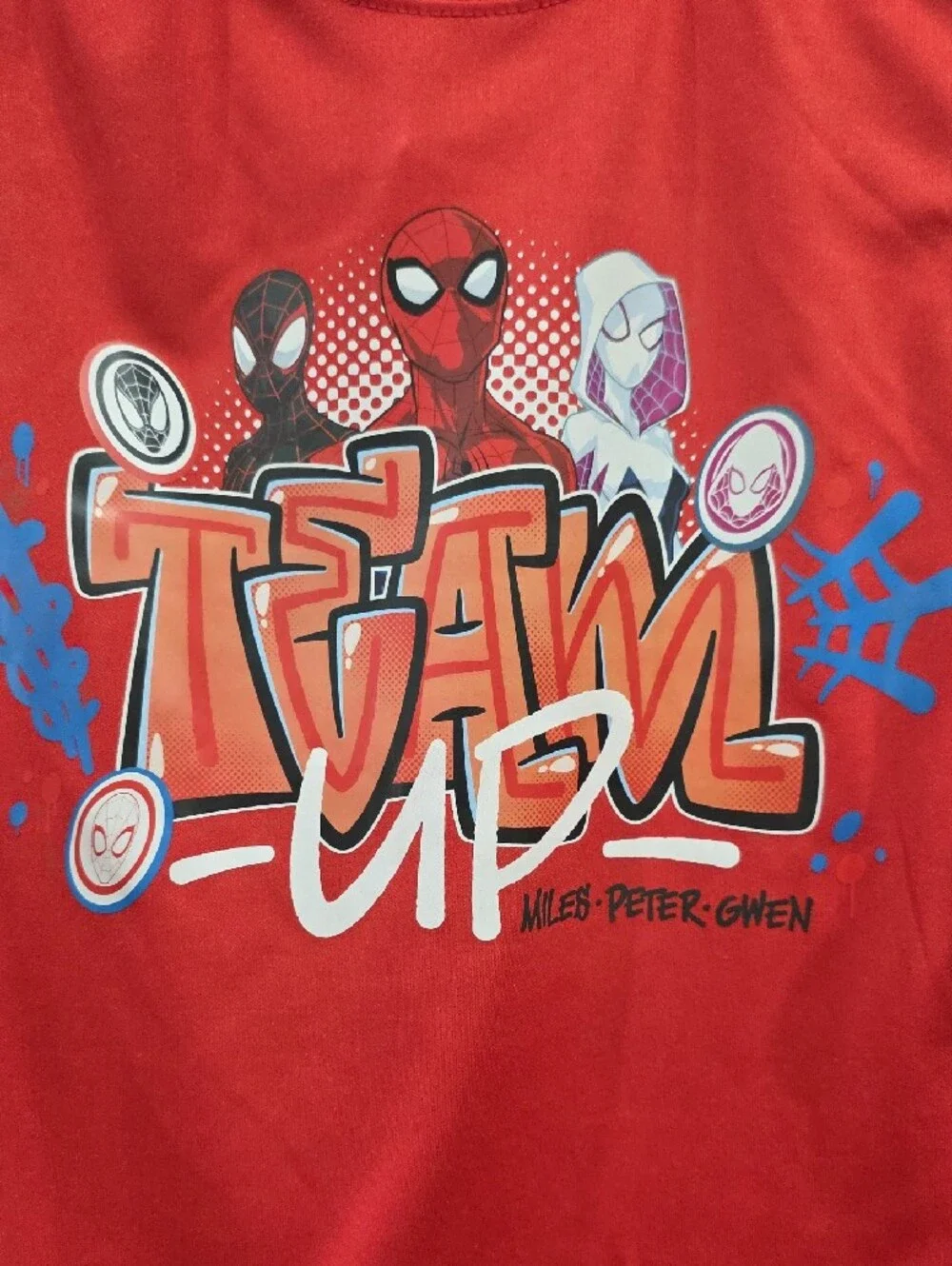Marvel Red & Navy Spider-Man Team-Up Short Sleeve Tee Set